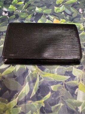 Louis Vuitton Black Epi Leather Bi-Fold Wallet